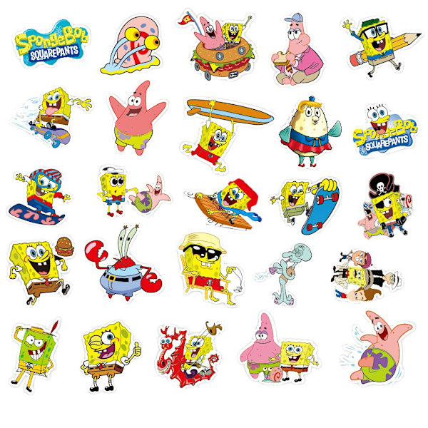 50 Spongebob Squarepants -tarraa, animaatio