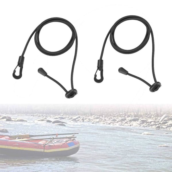 Paddle Leash For Kayak, 2 Pcs Durable Elastic Line Paddle Safety Line Kayak Paddle Line Safety Bar Durable Adjustable