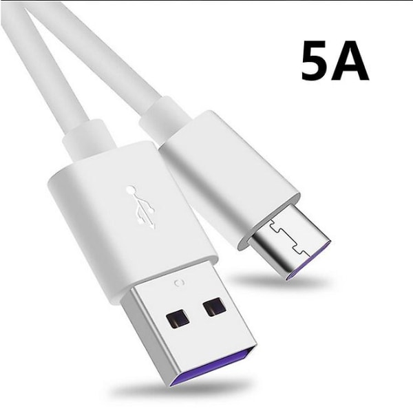 USB Type C Kabel 6a Snabbladdningskabel För Samsung S21 S20 Huawei P40