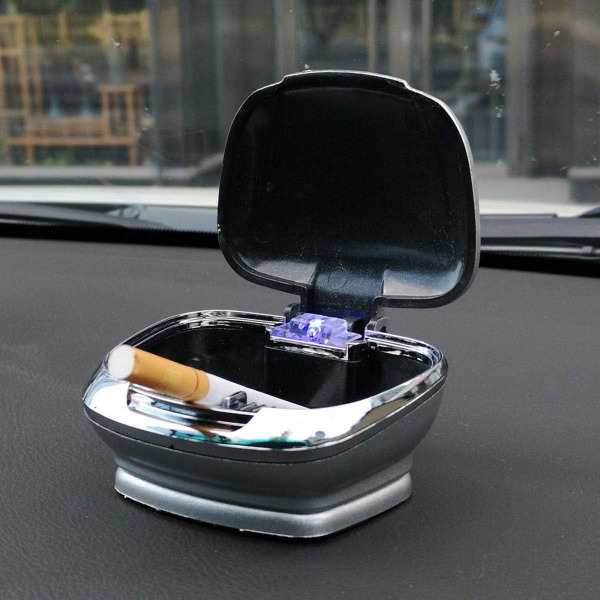 Portable Car Ashtray Removable Stainless Steel Car Ashtray with L