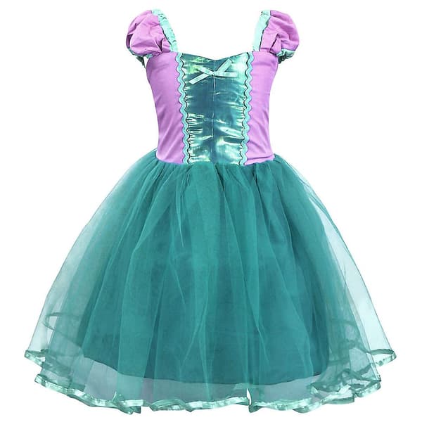 Sofia Rapunzel prinsessekjole for jente (130 cm)