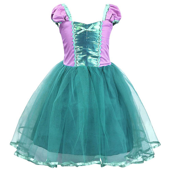 Sofia Rapunzel prinsessklänning för flicka (120 cm)