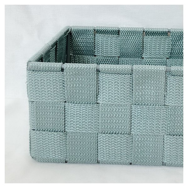 Mintgrøn 17 x 13 x 9 cm Badeværelseskurv med låg mint - Bathroo