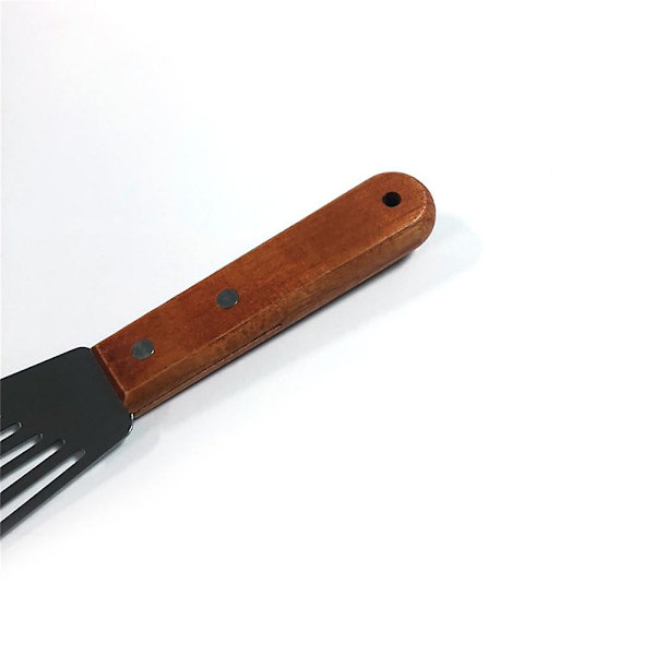 2 stk. rustfrit stål håndtag stål fisk spatel 11-tommer slotted turner, til køkken flipping stegning grillning