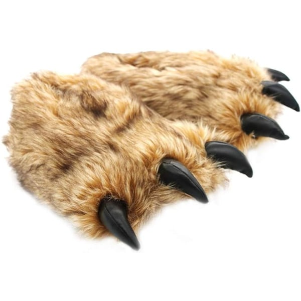 30cm, Funny Animal Claw Tøfler - Plysj tøfler