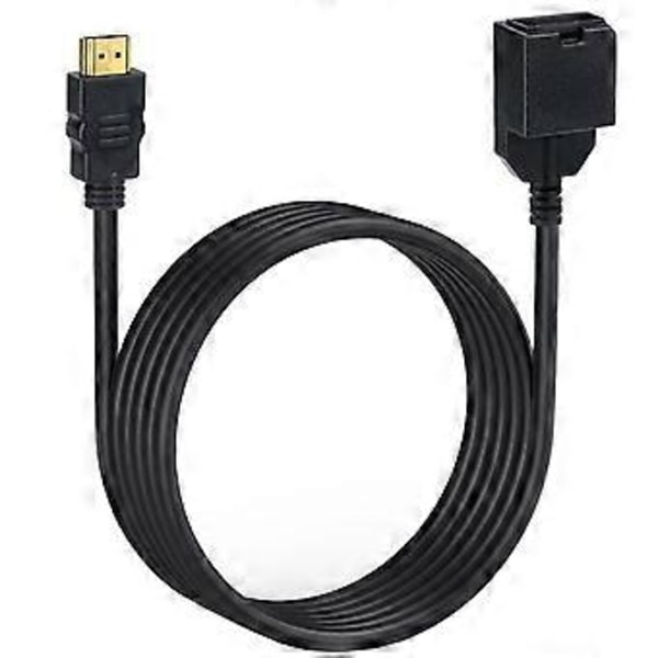 Bred kompatibilitet version 1.4 Aux videokabel forlængeradapter ledning med sikker forbindelse forbedrer lyd Female to male
