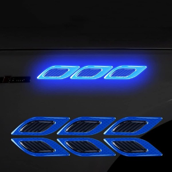 Bil Dekoration Stickers - Sikkerhed Advarsel Reflekterende Stickers - Cu