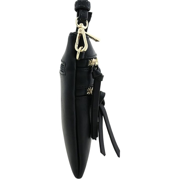 Funksjonell crossbody-veske med flere lommer