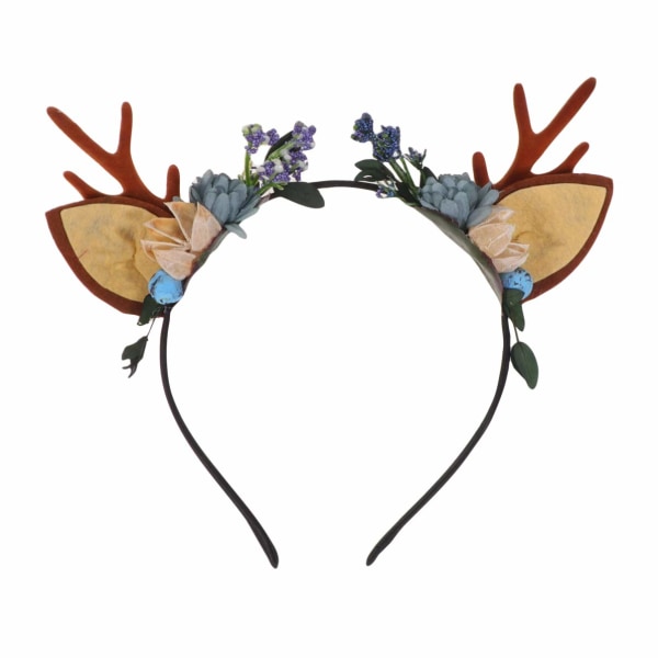 1 stk. Gevir Hovedbøjle Jul Hjorte Blomst Hovedbøjle Bær Rådyr