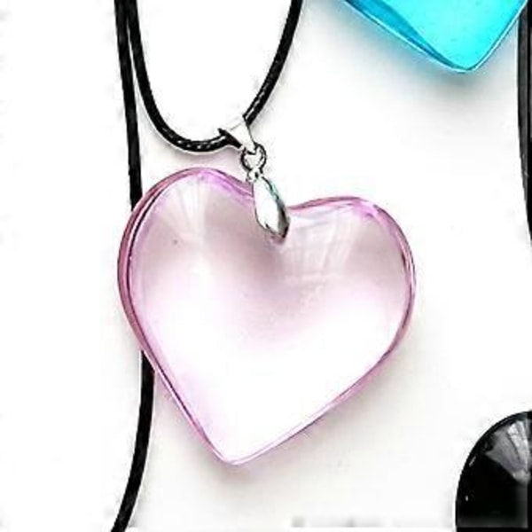 Sydänkaulakoru Säädettävä Solmu Choker Ketju Säädettävä Kaulaketju Muoti Minimalistinen Korut Kaulan Lisävaruste Lahja transparent color Red