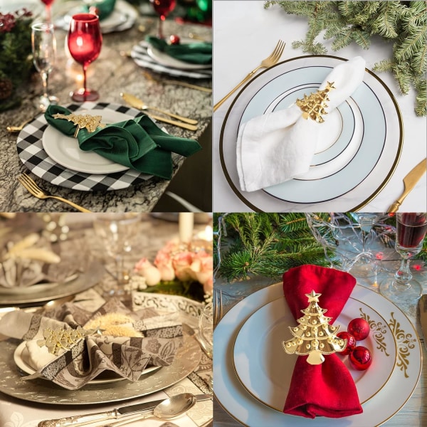 Servettring, 12 st servettringar för jul, servettring, servett