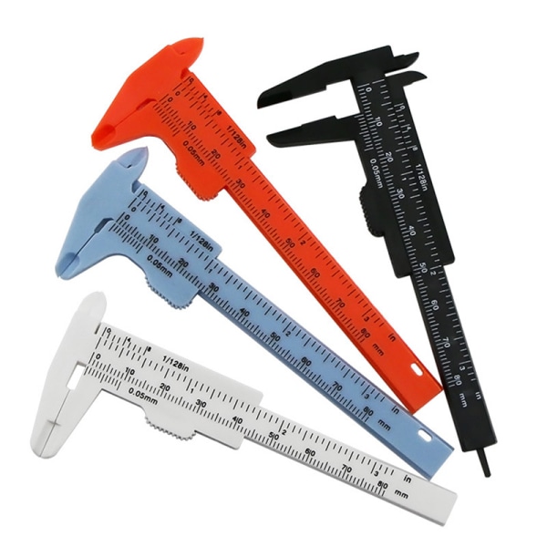 Plastic Vernier Calipers, 6Pcs Small Vernier Calipers Suitable fo