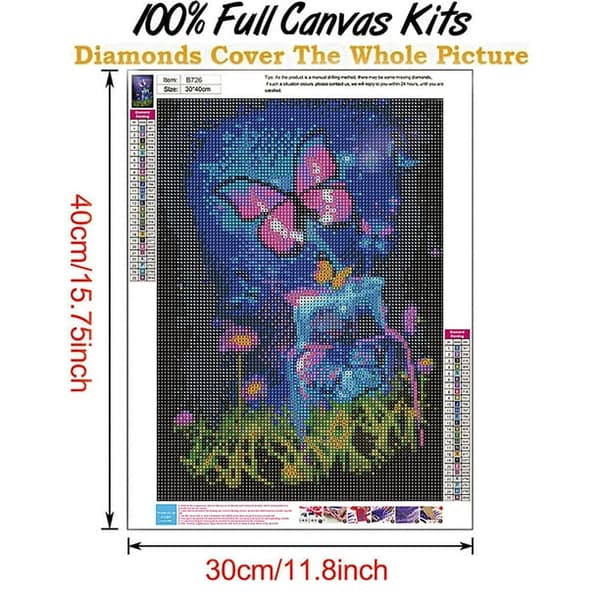 DIY Fuld Drill 5D Diamantmaleri Broderi Korssting Kit De