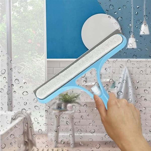 1pc Shower Squeegee, Bathroom Window Squeegee, Multi-Function Dou