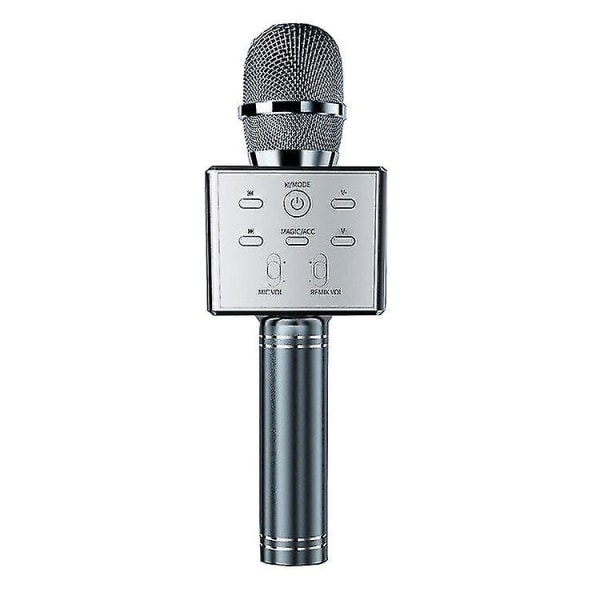 Trådlös Bluetooth karaokemikrofon för barn（silver）