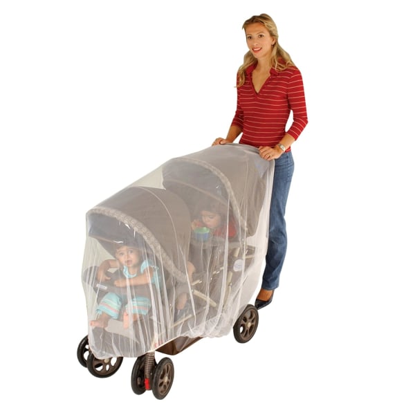 Dobbelt Barnevogns Myggenet, Tandem Barnevogns Net, Baby Net, Dobbelt