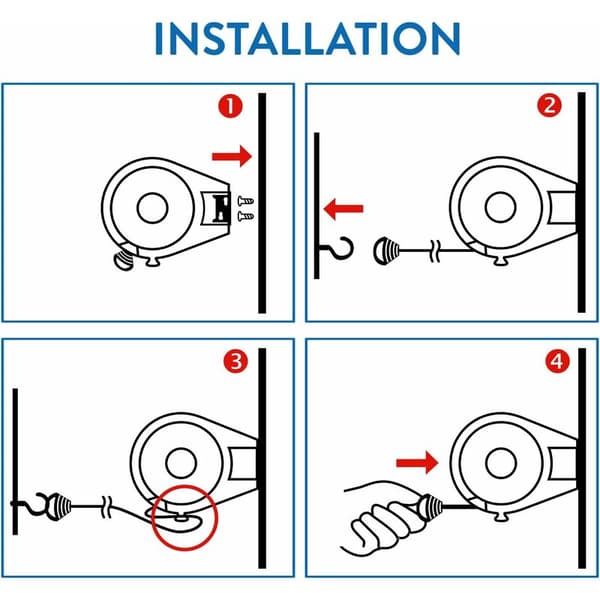 12m Retractable Clothesline, Very Strong and Durable Clothesline,