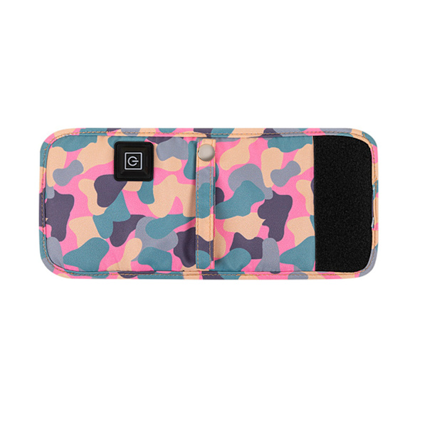 Babyflaskevarmer camouflage pink