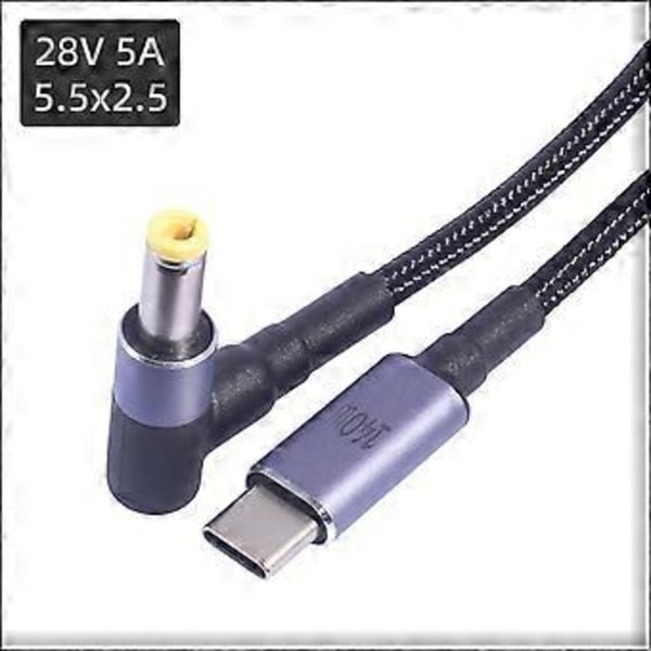 Praktisk PD140W Computer Opladerkabel Effektiv Strømforsyning & Hurtig Data Synkronisering til Laptops, Notebooks 4