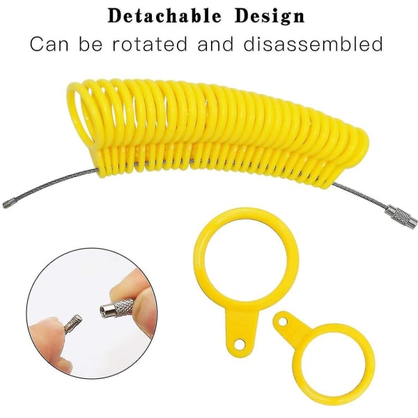 Ringstorlek - Fingermätare Mätverktyg 27 st Storlek 1-13（Gul）
