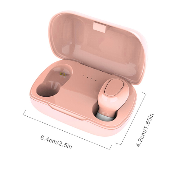 Stereo-urheilun langattomat nappikuulokkeet Bluetooth 5.0 -kuulokkeet melunvaimennuksella