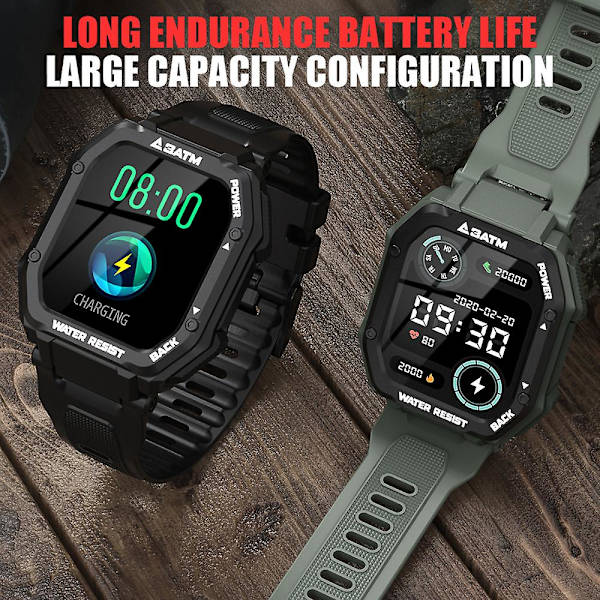 C16 Bluetooth Smart Watch 1,69 tommer skærm (grøn)