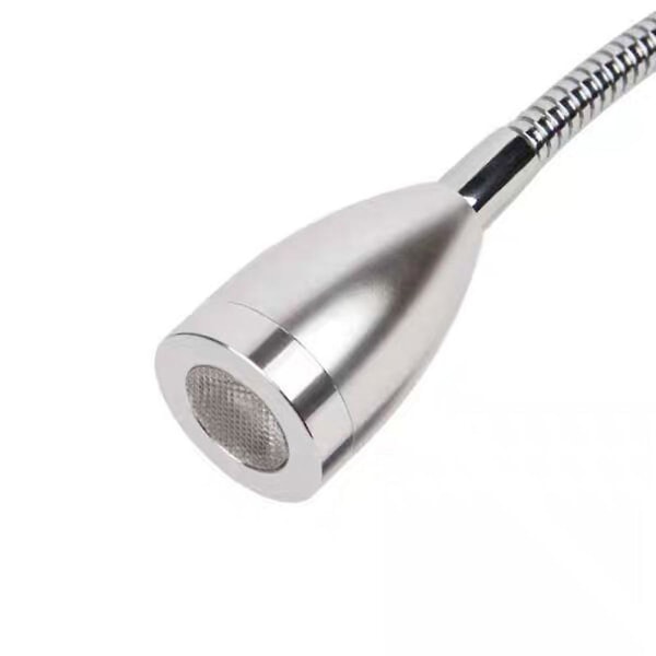 Yacht Rv Inbyggd Vägglampa 3w Led Flexibla Slangar Läslampa Sänglampa Bordslampa Camping Spotlight Med Strömbrytare Skans