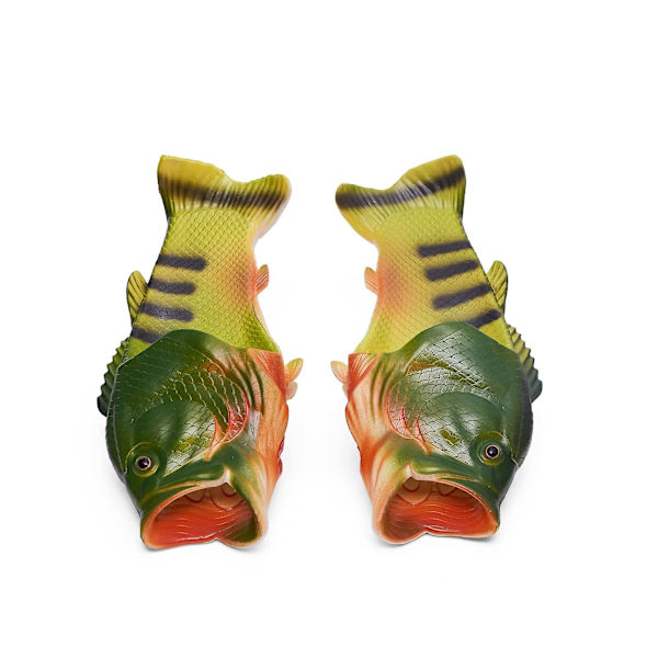 Fisk Flip Flops Tofflor Rolig Present, Unisex Sandaler, Bass Slides, Pool, Strand & Duschskor Herrar, Damer & Barn（32-33）