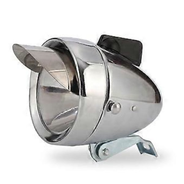 Polkupyörän valo Retro Etusumuvalo Kestävä LED Metallinen Kromi Polkupyörän Ajovalo