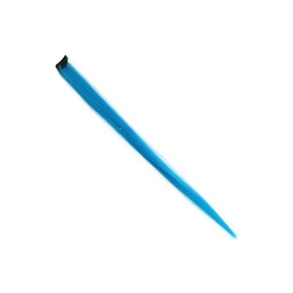 [ 55cm  Färgglad perukbit för kvinnor  ] [ En bit sömlös perukhårsnål] [ Hög