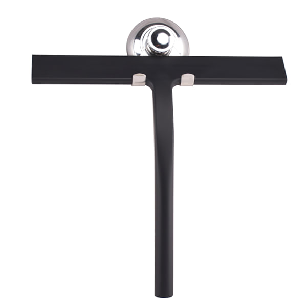 Brusekraber med sugekopholder - 23 cm sort - Vindueskraber