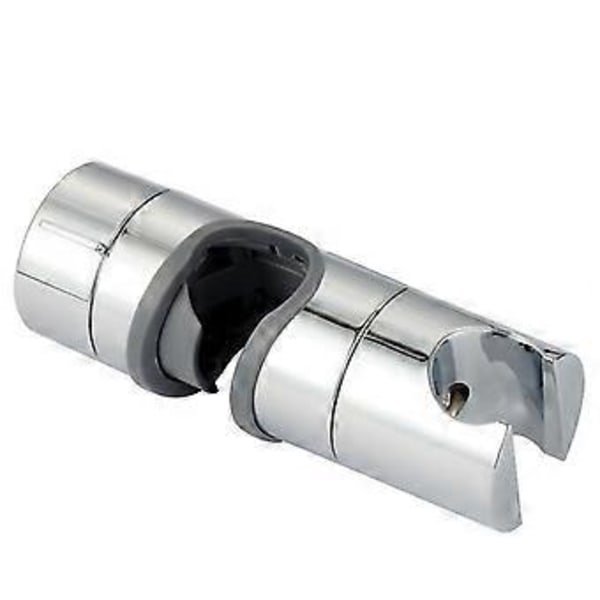 Suihkupidike 18-25mm ABS Säädettävä Vaihto Käsisuihkutangon Pään Liukusäädin Puristin Tukikiinnike Kromi, PB4 Kylpyhuoneeseen()