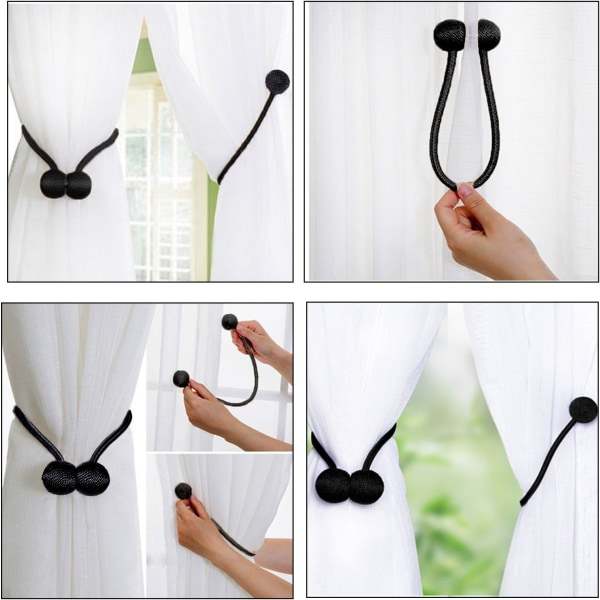 Curtain Tiebacks Magnetic Curtain Tieback Magnetic Braiding Curta