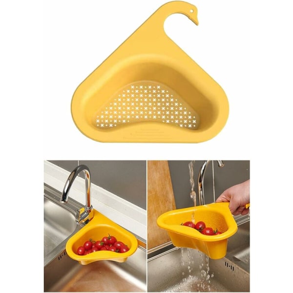 (blå) Svanedreneringskurv, Multipurpose Sink Sil for Kjøkken