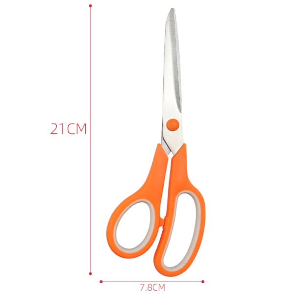 Multifunctional stainless steel office scissors with PVD coating,