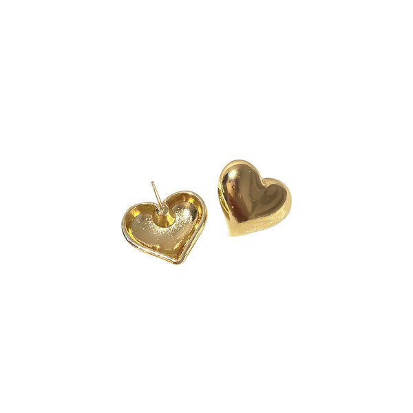Nya vintage chic mångsidiga små blå hjärtörhängen, klädaccessoarer