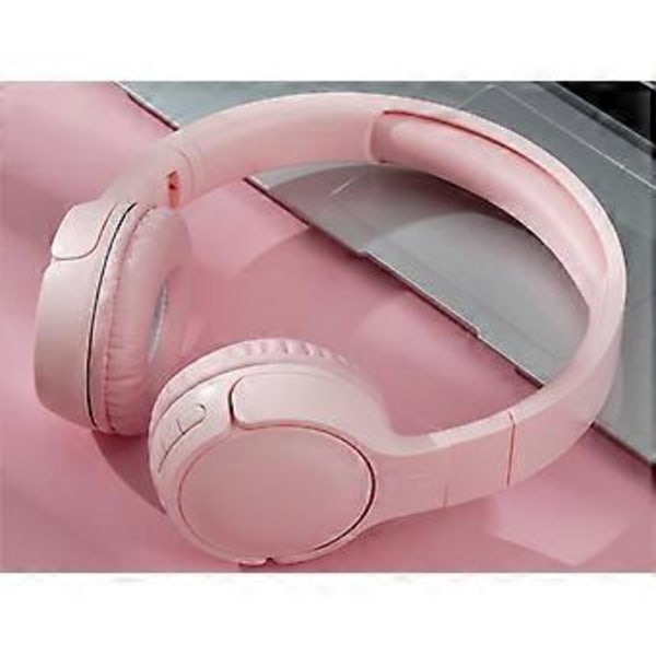 Bluetooth 5.0 Langattomat kuulokkeet korvan yli, stereokuulokkeet - Pinkki