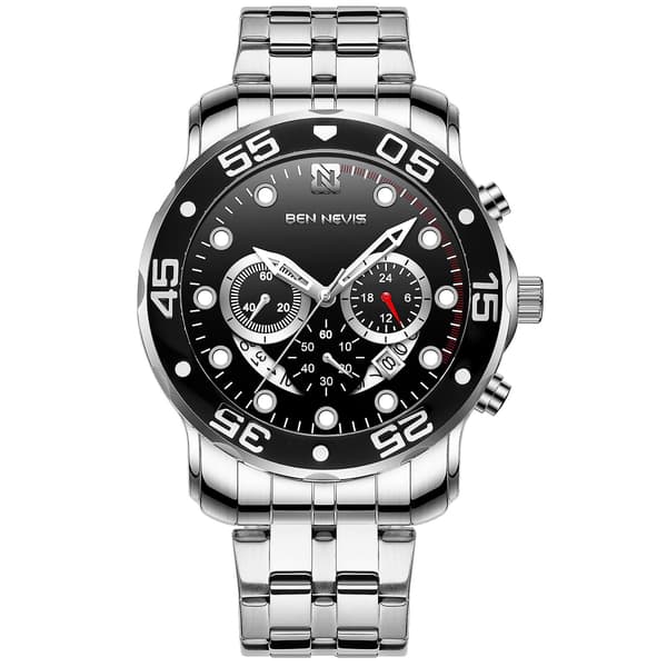 Ben Nevis herrklocka i kvarts (silver)