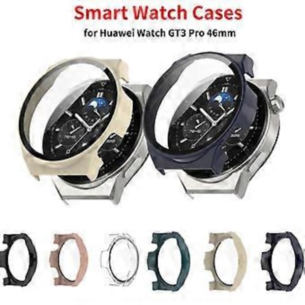 46mm Skärmskydd Smart Klockfodral För Huawei Watch GT3 Pro Härdat Glas + PC