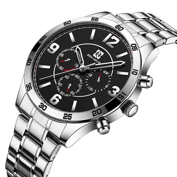 Ben Nevis Herre Quartz Ur (Sort)