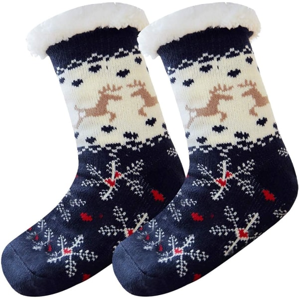 Julklappstrumpa, Vinterstrumpor för Kvinnor, Halksäkra Varma Strumpor, Perfekt