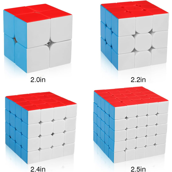 Speed ??Cube Set, MF2S 2x2 MF3S 3x3 MF4S 4x4 MF5S 5x5 Klistremerke