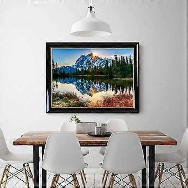 Dww-DIY 5D (40x30cm) Lumipeitteinen timanttimaalaus, täysi ristipisto kirjonta, timanttimaalaussarjat, strassikirjonta, timanttitaide aikuisille sisustamiseen