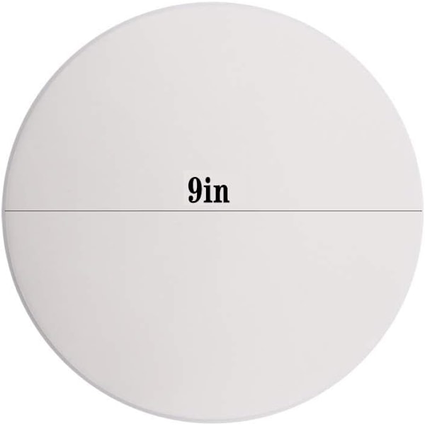 100 stk. Non-Stick papir, 9\" runde Non-stick papir bageplader T