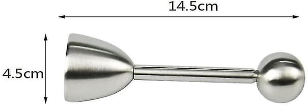 Egg Topper Egg Cup Egg Opener Rustfritt Stål Egg Cutter Kokt Rustfritt Stål