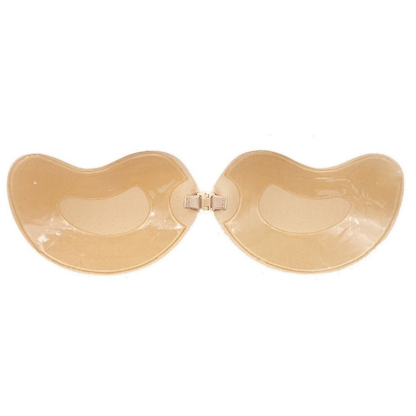 Dam Strapless Silikon Push Up BH Rygglös Självhäftande Osynlig BH För Fest Bröllop Vardagsbruk（A）