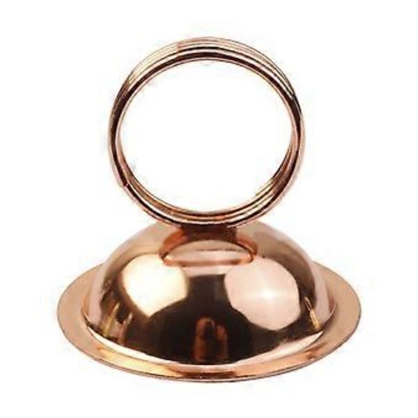 Eleganta Bordsnummerhållare i Metall Unik Menyställ Praktisk Tråd Bildhållare för Bordsanvändning vid Evenemang roséguld rose gold A