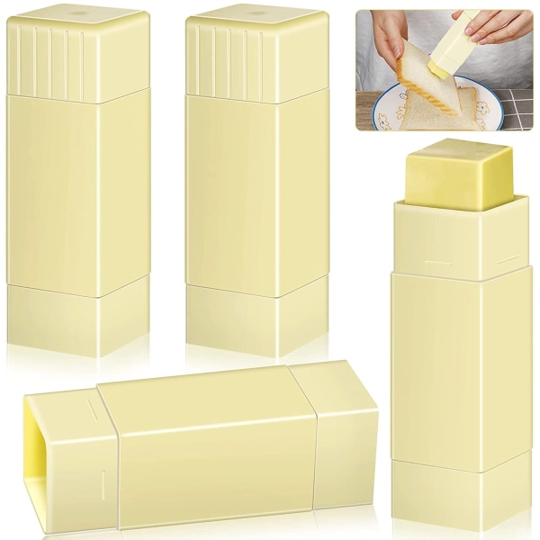 4 stykker Butter Stick Holder Butter Spreader Dispenser Corn Butte