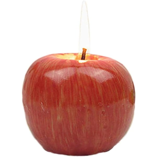Æblestearinlys kreativ simulering æblelys jul dec