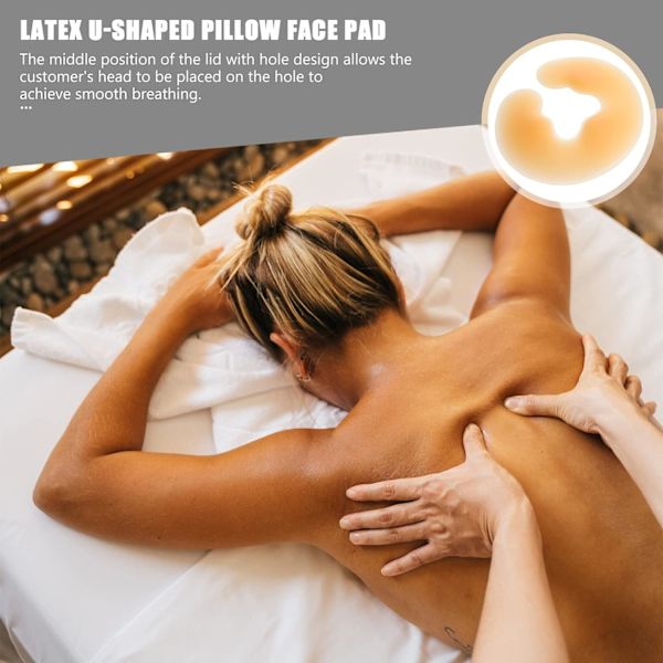 Silikon ansikte mot ansikte kudde spa massage kudde för ansiktsmassage sal